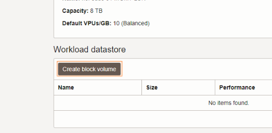 Workload DataStore